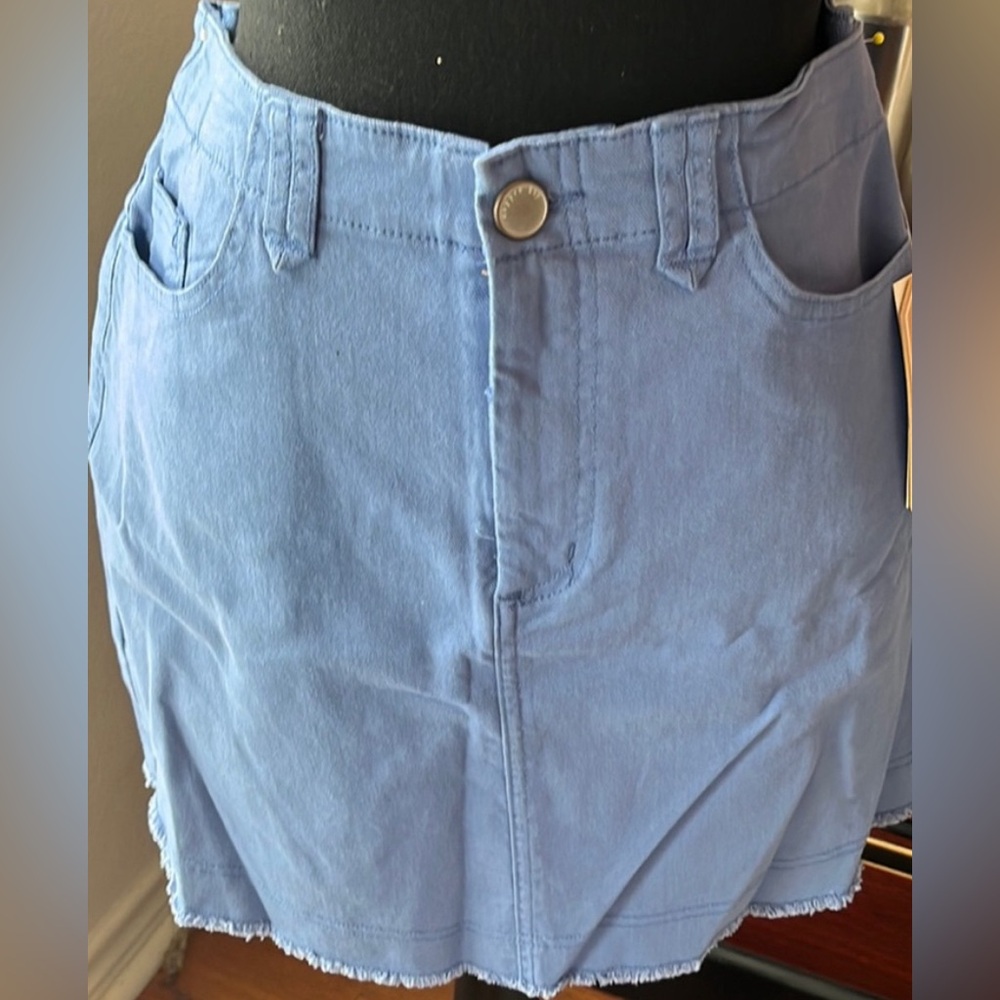 Copper Key cute denim mini skirt NWT